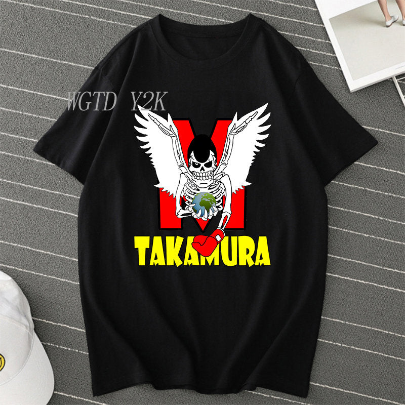 Hajime No Ippo: Kamogawa Boxing Gym T Shirt Unisex Casual Makunouchi Takamura Graphic T-Shirts Clothing Harajuku Streetwear