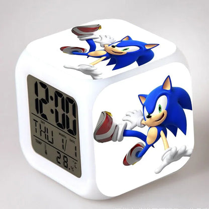 Sonic the Hedgehog: Alarm Clock Creative 8x8x8cm LED Cube with Light Display Time Week Month