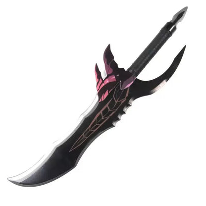 Solo Leveling: Cheng Xiaoyu Knight Killer Fangs Toy Sword Cosplay -52cm/58cm - Katana Wooden Safety Cos Performance Props Gift