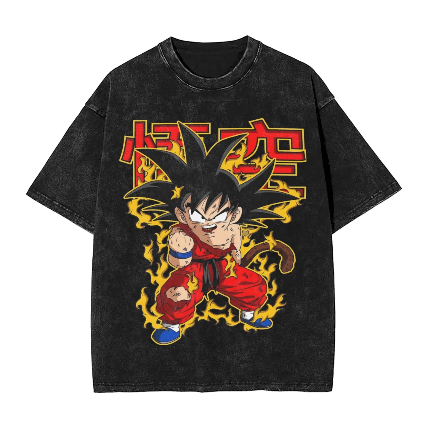 Dragon Ball: 2026 Master Roshi  Printed T-shirt Men's and Women's Washed T-shirt High Quality Vintage Cotton T-shirt Harajuku Tops