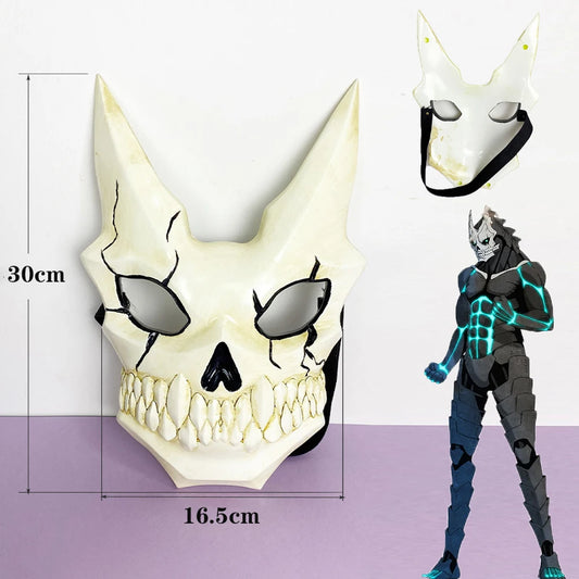 Kaiju No. 8: Kafka Hibino Cosplay Mask Clothing Props Defense Force Party