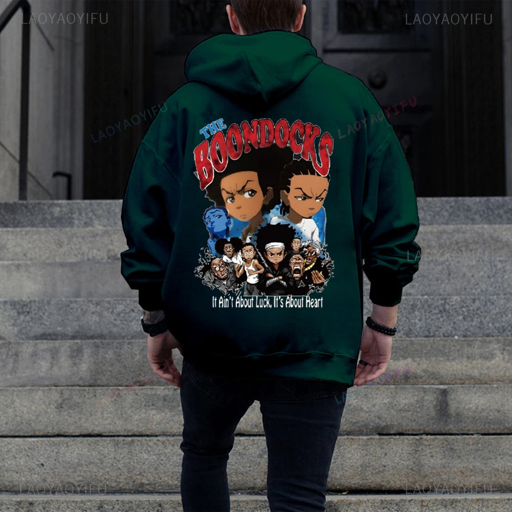 The Boondocks: Design Casual Comfort Hoodie Comfortable Personality