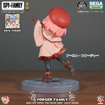 Spy x Family: Official SEGA Toy PM Series CODE White Movie Winter Outfit Statue Model Anya Yor Loid Forger Figure Anime Collectible