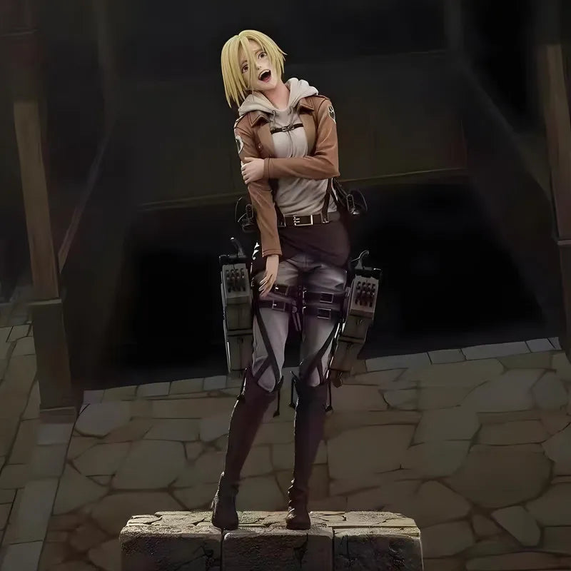 Attack On Titan:28cm  Figures Annie Leonhart Figures Pvc Statue Collection Model Room Decoration Birthday Gift Toys