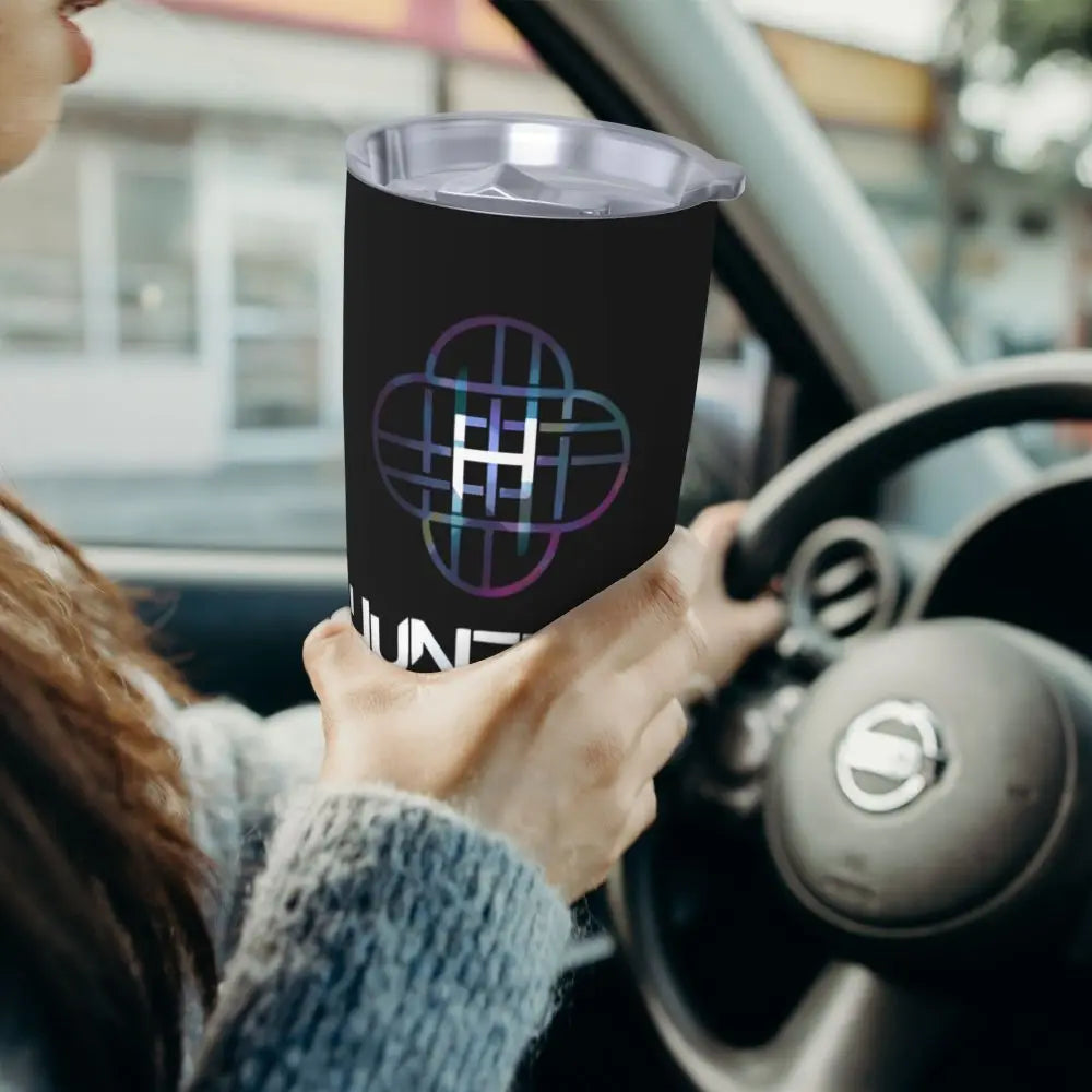 KPop Demon Hunters - Derpy  Insulated Tumbler with Lid Vacuum Thermal Mug Outdoor Travel Car Bottle Cup, 20oz