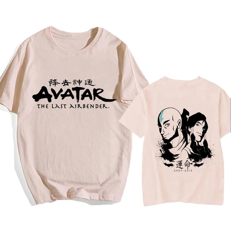 Avatar The Last Airbender: Y2k Shirt Streetwear Appa Yip Casual Tshirt Hip Hop Harajuku Tees Tops Fashion Mange T-shirt Clothes