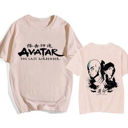 Avatar The Last Airbender: Y2k Shirt Streetwear Appa Yip Casual Tshirt Hip Hop Harajuku Tees Tops Fashion Mange T-shirt Clothes