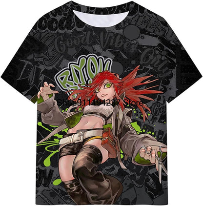Gachiakuta: T-Shirt Rudo Surebrec Tops Tee Short Sleeve Cosplay Shirt
