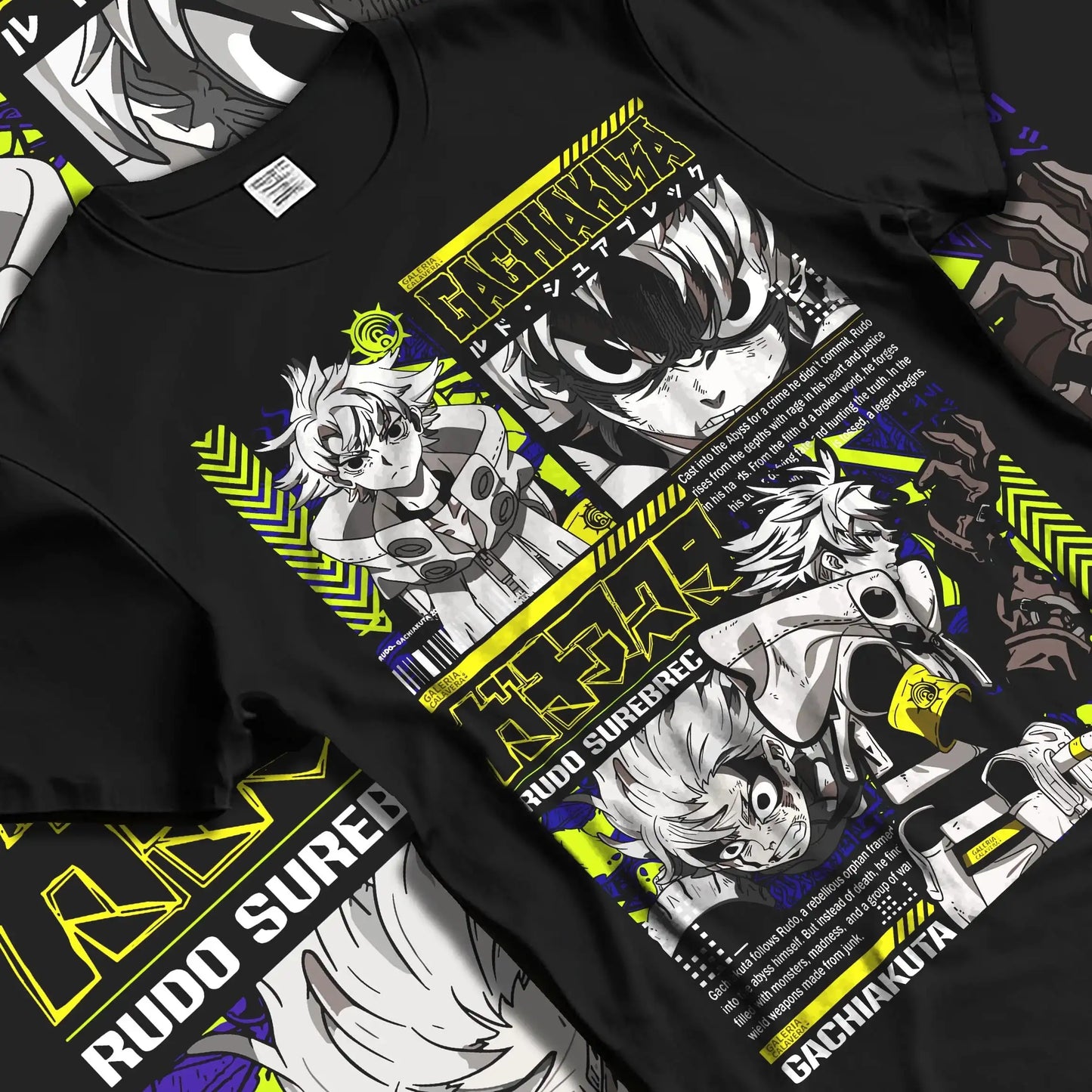 Gachiakuta: Anime Manga Graphic T-shirt Oversized Y2k T-shirt Casual Cotton High Street Harajuku  Clothing