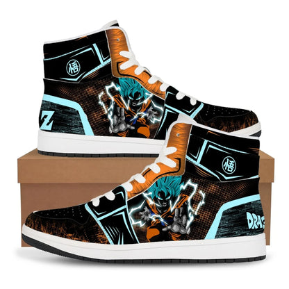 Dragon Ball Z: Super Anime Son Goku Sneakers Cartoon Printing Comfortable Flat Shoes Casual Shoes Basketball Shoes Birthday Gift