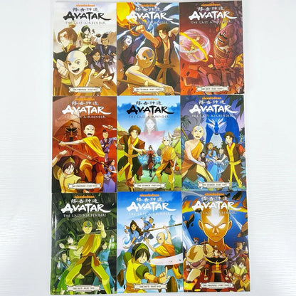 Avatar: The Last Airbender Season 1+ 2 English Picture Book American Comics Action Comedy Fantasy 18 Books