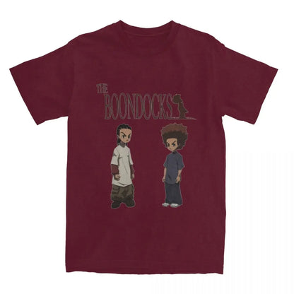 The Boondocks: Riley Huey Freeman T Shirt Stuff 100% Cotton Clothes Vintage Short Sleeve Tee Graphic Printing T-Shirt