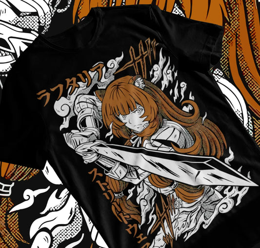 The Rising of the Shield Hero: Raphtalia T-Shirt of the Shield Hero Anime Manga Unisex Soft Tee