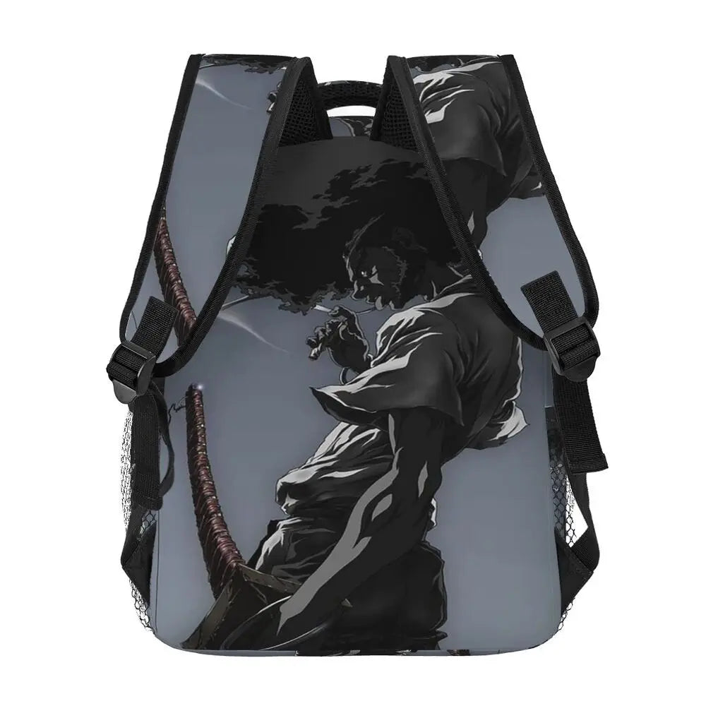 Afro Samurai: Backpack Hot Sale Daypack Large Capacity School Bag Shoulder Bags