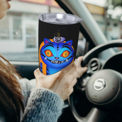 KPop Demon Hunters - Derpy  Insulated Tumbler with Lid Vacuum Thermal Mug Outdoor Travel Car Bottle Cup, 20oz