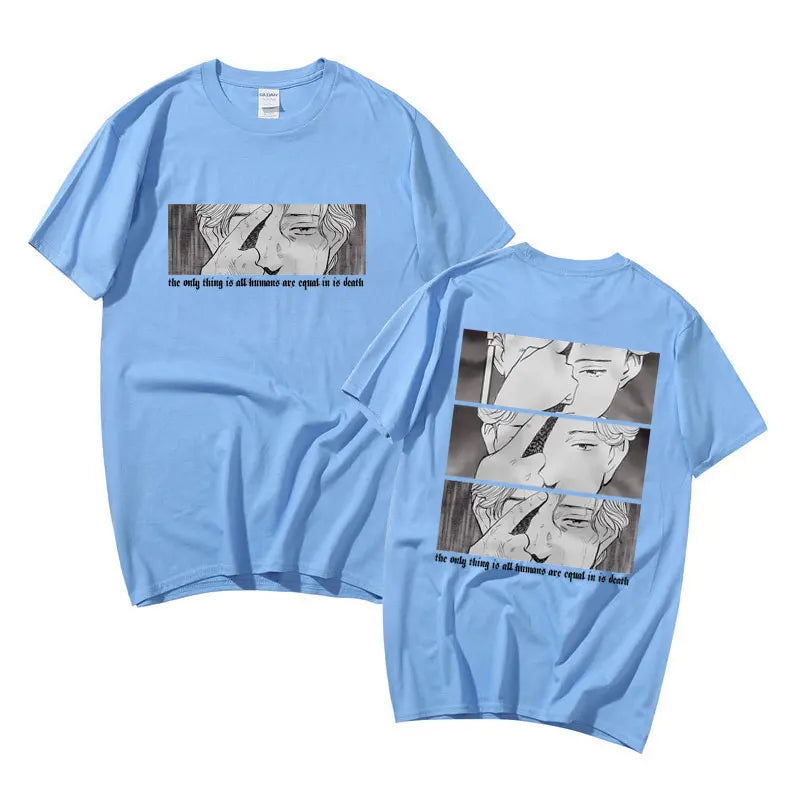 Vinland Saga: New Men T-shirt Anime Monster Naoki Urasawa T Shirt  Tshirt The Onlg Thing Is All Humans Are Equal In Is Denth Tees