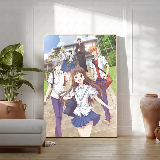 Fruits Basket: Sweet Poster Sticky Wall Art Printing Waterproof Home Living Bed Room Bar Hallway Aesthetic Decor