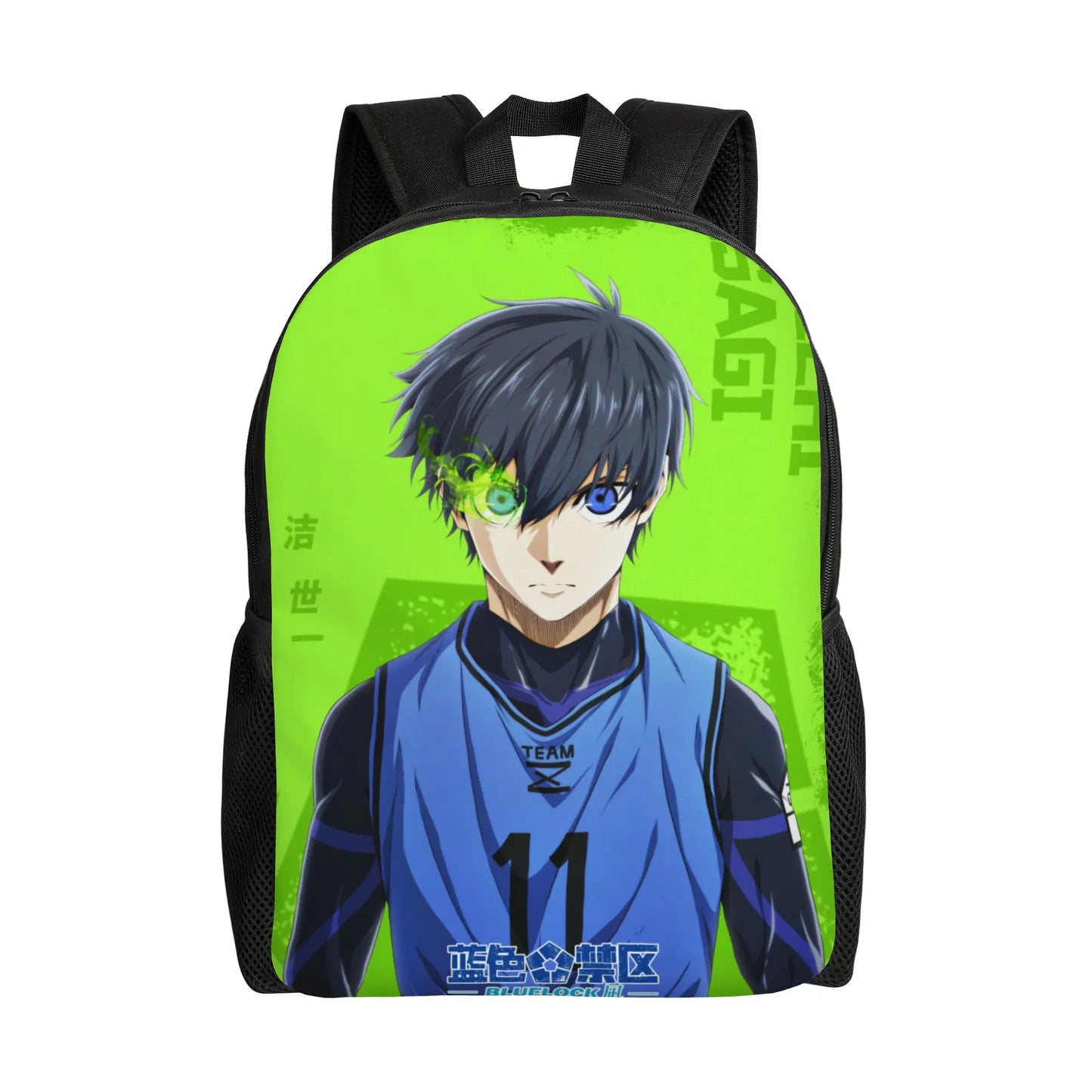 Blue Lock:  Backpack Trend Children School Bag  Laptop Backpack Kids Travel Shoulder Bag