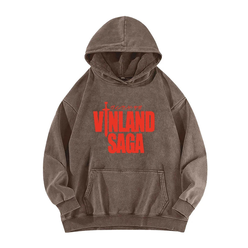 Vinland Saga: Manga Hoodie For Men Women Pullover Washed Cotton Clothing Long Sleeve Hooded Sweatshirt Tops Streetwear
