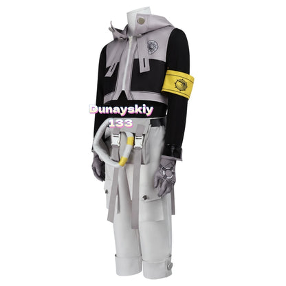 Gachiakuta: Rudo Surebrec Anime Cosplay Costume - Akuta Cleaners Uniform with Hoodie & Gloves, Perfect Props for Halloween