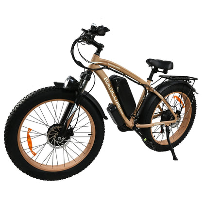 Yowamushi Pedal: Baolujie 2000W Electric Bike with 20AhRemovable Battery 26"×4"Fat Tire Ebike for Adults 35MPH 80MilesElectric Bicycles