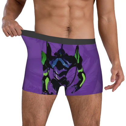 Evangelion: Underwear Mecha Style Doomsday Animation Boxer Briefs Stretch Shorts Panties Underpants