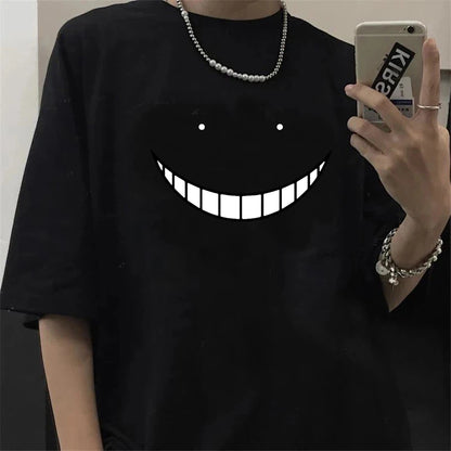Assassination Classroom: Tshirt Clothes Women Couple  White T Shirt Casual Harajuku Kawaii Summer Top Tshirt White T Shirt