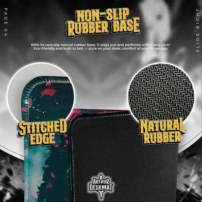 Samurai Champloo: Mugen Mouse Pad - Anime Sword Style Desk Mat, Retro Samurai Gaming Mousepad, Otaku Gift Decor