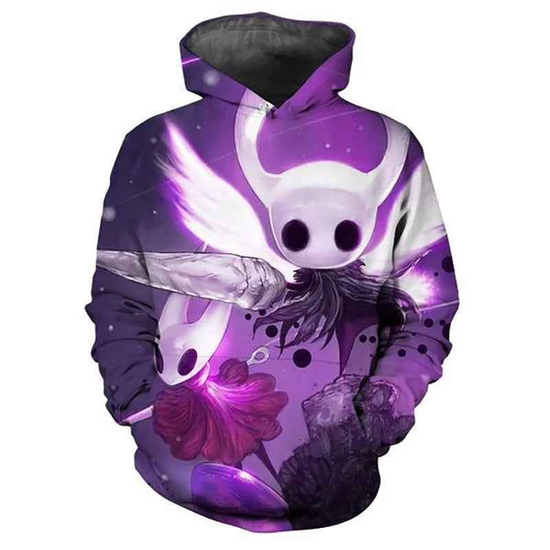 Hollow Knight: Game 3D Print Hoodies Men Women Casual Fashion Oversized Sweatshirts Hoodie Harajuku Pullovers Tracksuit Clothing