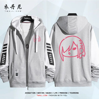 Blue Lock: Isagi Yoichi Nagi Seishiro Cosplay Costum Long Sleeve Print Jacket Zipper Hoodie Women Men FashionHooded Costumes Couple Jacket