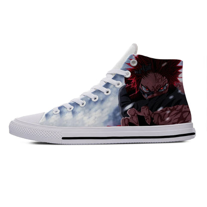 My Hero Academia : Volume 2 Kirishima Eijiro Casual Cloth Shoes High Top Lightweight Breathable 3D Print