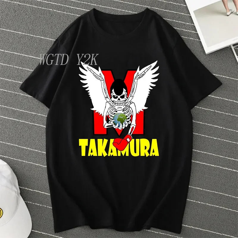 Hajime No Ippo: Kamogawa Boxing Gym T Shirt Unisex Casual Makunouchi Takamura Graphic T-Shirts Clothing Harajuku Streetwear