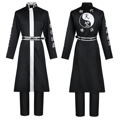 Tokyo Revengers: Tanjiku Cosplay Costume Red Yokohama Izana Kurokawa Ran Haitani Sanzu Gang Uniform Coat Cloak Hoodie
