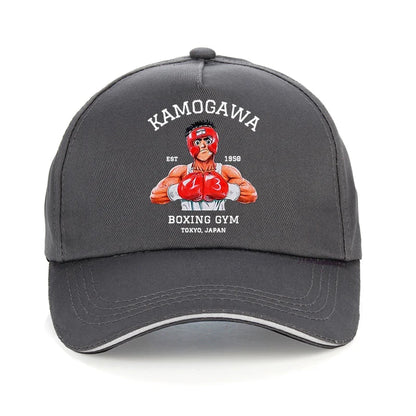 Hajime no Ippo: Vintage Baseball cap Cotton Men Summer Trucker hat Anime Kamogawa Boxing Gym hats Makunouchi Takamura