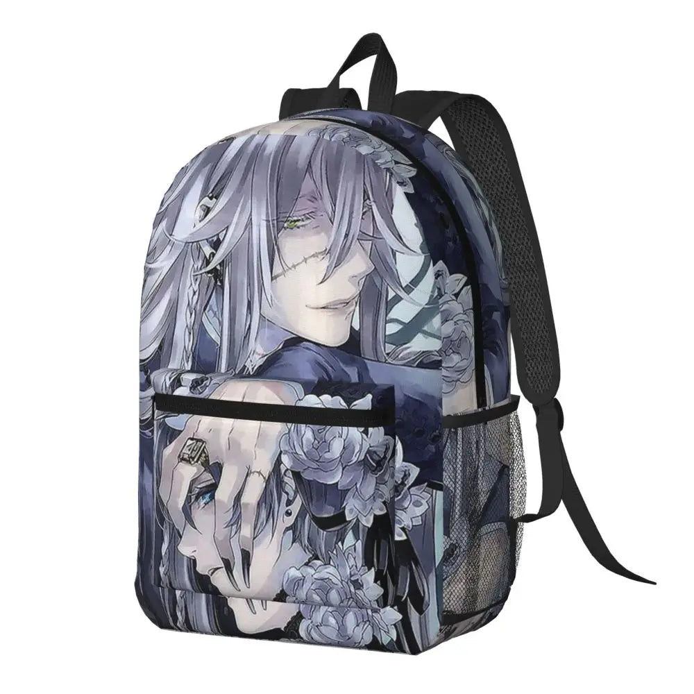 Black Butler: Undertaker Backpack Boys Girls BookBag Children School Bag Laptop Shoulder Bags for Men Women
