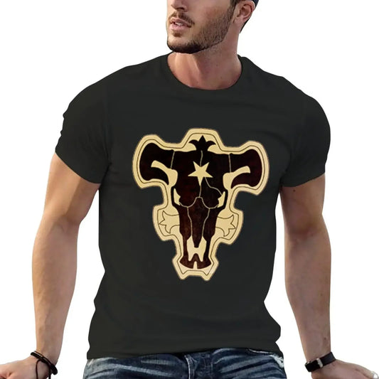 Black Clover: Black Bull T-Shirt tees aesthetic clothes cotton t-shirt Summer fashion New Arrival Cotton Short Sleeve