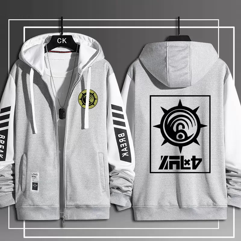 Gachiakuta:  Zip Up Hoodie Rude Riyo Costume Casual Harajuku Long Sleeves Men Women Zipper Hoodies Sweatshirt Outerwear Coat