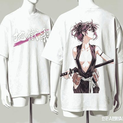 Hell's Paradise: Lover T-shirt Harajuku Cotton New Model High Street Retro Fashion Oversized Unisex hot product Comfortable