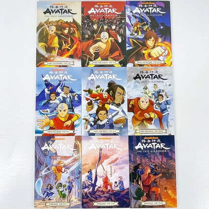 Avatar: The Last Airbender Season 1+ 2 English Picture Book American Comics Action Comedy Fantasy 18 Books