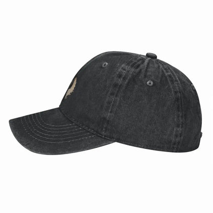 Afro Samurai:  Sword & Moon Print denim Hat Lightweight Cap Female Baseball Cap For Men