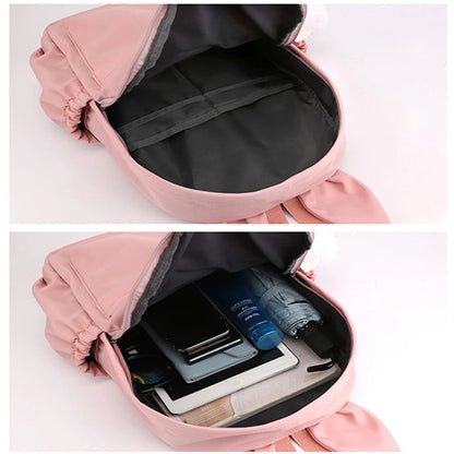 Dragon Ball: Backpack for Rucksack Rabbit Ears Casual School Bag Lunch Bag Birthday Gift Women Mochilas