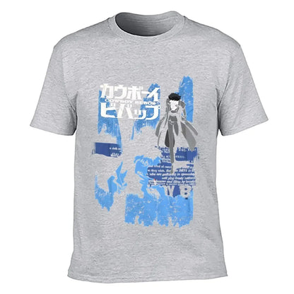 Cowboy Bebop : New Fashion Top Tees Spike Anime Opening Credits Officially Printed heavyweight Sweatshirt Licensed Adult T-Shirt