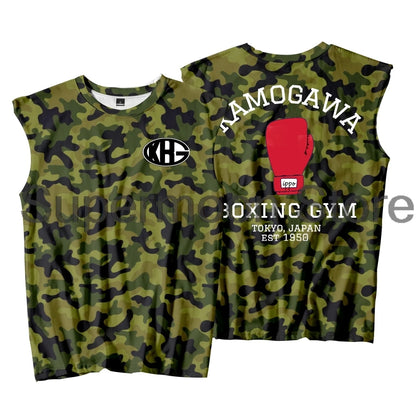 Hajime No Ippo: Kamogawa Boxing Gym Tank Tops Sleeveless Sport Vest Women Men Harajuku Outdoor Sportwear
