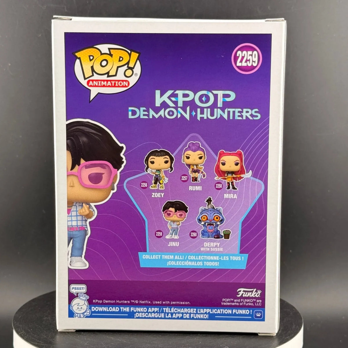 KPop Demon Hunters: Derpy with Sussie (Glow)Figure Funko Pop! #2260 Official Authentic Limited Edition Figures KPop Fans Gift Toy