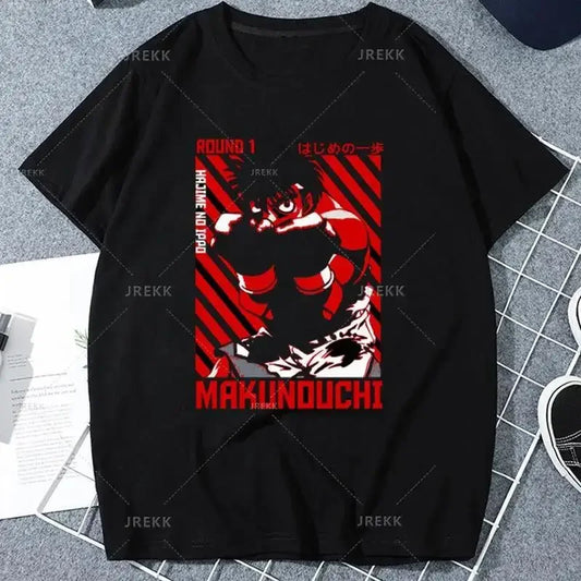 Hajime No Ippo: Kamogawa Boxing Gym T Shirt Makunouchi Takamura Celin KGB Print T Shirt Casual Plus Size T Shirt Women