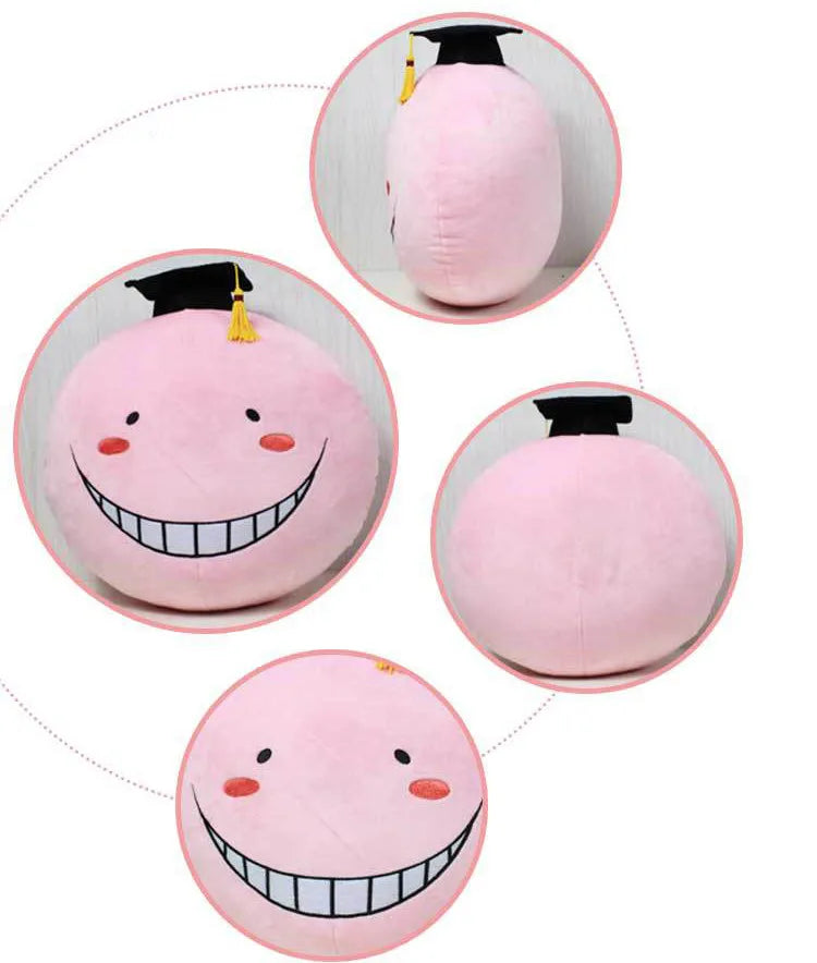 30cm Anime  Korosensei Koro Sensei Teacher Plush Stuffed Toys Assassination Classroom Kids Gift Toys For Children