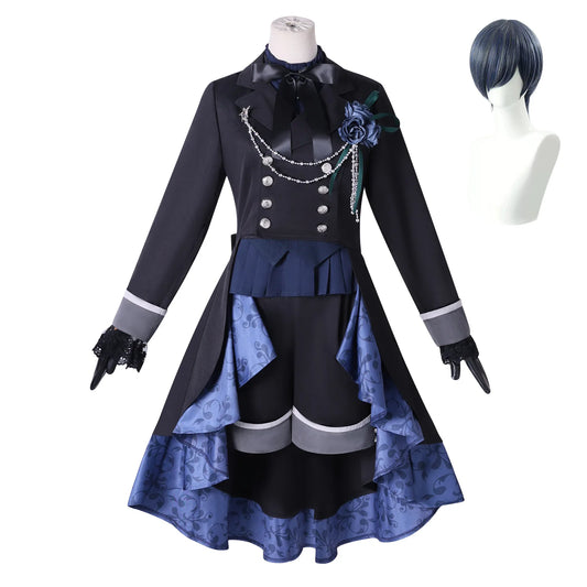 Black Butler: Ciel Phantomhive Cosplay Costume Elegant Victorian Gothic Devil Uniform for Anime Conventions Carnival Theme Partie