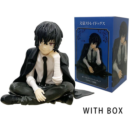 Bungo Stray Dogs:  7-22cm Dazai Osamu Noodles Press Figure Japanese Cartoon Figurines Collection Cute Toys