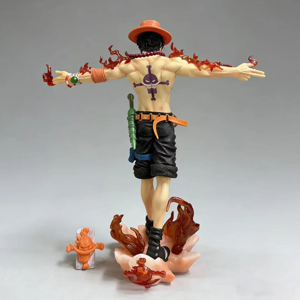 One Piece: 28cm Anime Ace Figure Portgas D Ace Action Figurine PVC Statue Collectible Model Toys for childern christmas Gifts