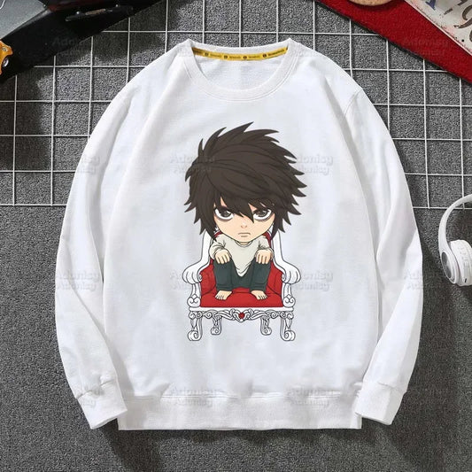 Death Note: L Ryuk Sweatshirts Harajuku Men's Ryuuku Animation Collectable Casual Clothes